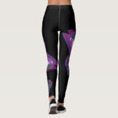 Mixed Media Abstracte kunst Leggings (Achterkant)