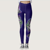 Mixed Media Abstracte kunst Leggings (Voorkant)