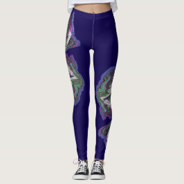 Mixed Media Abstracte kunst Leggings