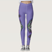 Mixed Media Abstracte kunst Leggings (Voorkant)