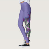 Mixed Media Abstracte kunst Leggings (Links)