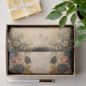 Mixed Media Artiest Junk Journal Dark Gothic Tissuepapier (Geschenk)