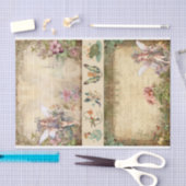 Mixed Media Artiest Junk Journal Fairy Collage Tissuepapier (Craft)