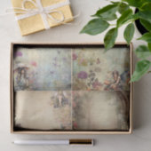 Mixed Media Artiest Junk Journal Fairy Collage Tissuepapier (Geschenk)