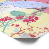 Mixed Media Bird Art Poster (Hoek)