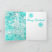 Mixed Media Cat Print Kerst Kaart AP415A1 (Binnen)