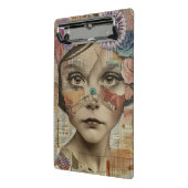 Mixed Media Collage Portret Kunst (10) Mini Klembord (Angled2)