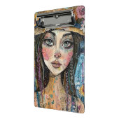 Mixed Media Collage Portret Kunst (3) Mini Klembord (Angled2)