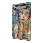 Mixed Media Collage Portret Kunst (8) Mini Klembord (Angled2)