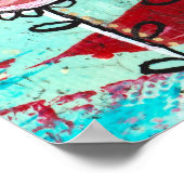  Mixed Media Fabric Red Bird Print (Hoek)