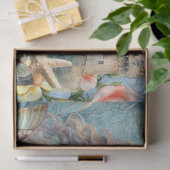 Mixed Media Fantasie Zeemeermin Decoupage Tissuepapier (Geschenk)