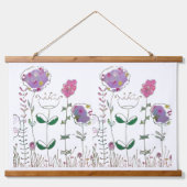 Mixed Media Floral  Hangend Wandkleed (Voorkant)