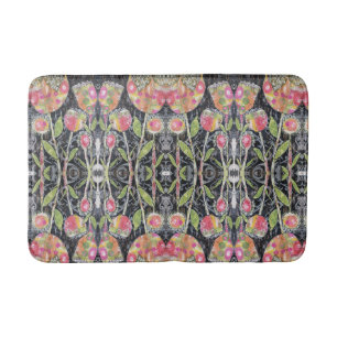 Mixed Media Flowers Abstract Badmat