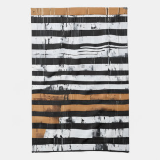 Mixed Media Grid Stripe No. 2 Theedoek