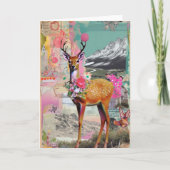 Mixed Media Herten Collage alle gelegenheden Kaart (Voorkant)