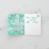 Mixed Media Hondenprint Kerst Kaart AP433B1 (Binnen)