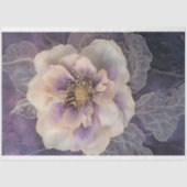 Mixed Media Peony, donkergrijs, paars en lila Tissuepapier (Voorkant)