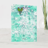 Mixed Media Polar Beer Print Vakantie Kaart AP456B (Achterkant)