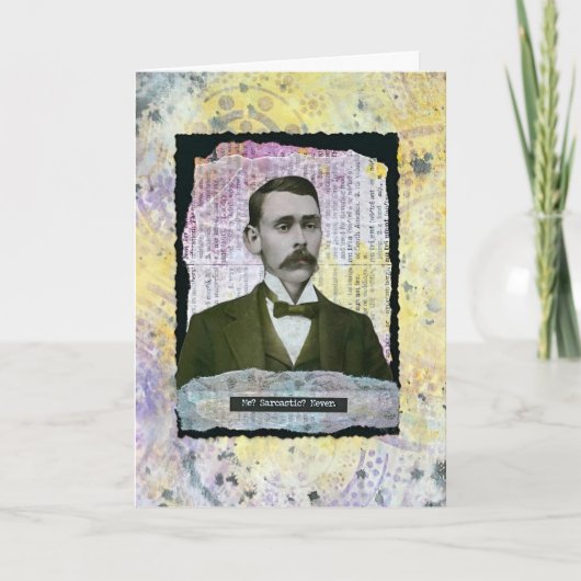 Mixed-media stijl  kaart (Voorkant)