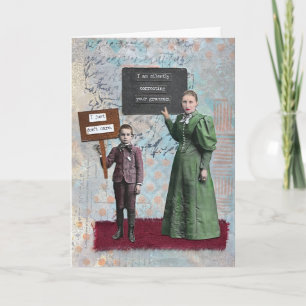 Mixed-media stijl verjaardagsfeestje Kaart