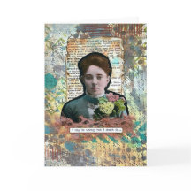 Mixed-media stijl Wenskaart