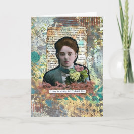 Mixed-media stijl Wenskaart Bedankkaart