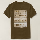 Mixed Media voor audio HiFi-geluidssysteem instel T-shirt (Design voorkant)