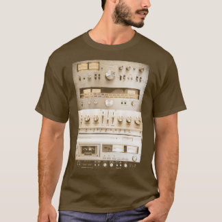Mixed Media voor audio HiFi-geluidssysteem instel T-shirt
