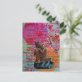 Mixed Media Vredes Collage Briefkaart (Staand voorkant)