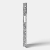 Mixed Metal 3D Glitter Goud Monogram Case-Mate  iPhone Case (Achterkant / Rechts)