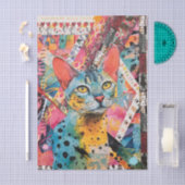 Mixed Mixed Paper Cat Collage Tissue Paper Tissuepapier (Craft)