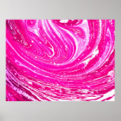 Mixed pink paint background poster (Voorkant)