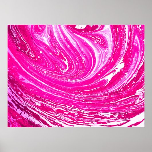 Mixed pink paint background poster (Voorkant)