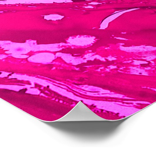 Mixed pink paint background poster (Hoek)