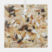 Mixed rice glas ornament (Voorkant)