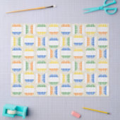  mixen Bowls met poka Dots gepatterd Tissuepapier (Craft)