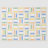  mixen Bowls met poka Dots gepatterd Tissuepapier (Voorkant)