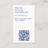 Mixer Bread Bakery Pastry Chef  Visitekaartje (Achterkant)