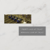 Mixer Desk bladwijzer visitekaartje (Voorkant / Achterkant)