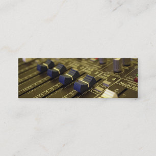 Mixer Desk bladwijzer visitekaartje