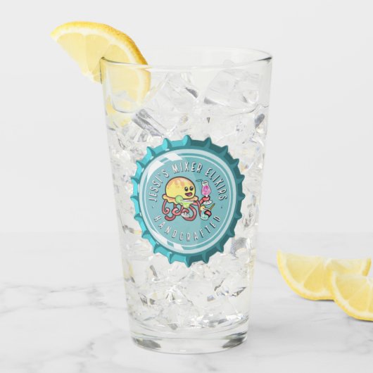 Mixer Elixir Pint Glass - Long Island Iced Tea Glas (Voorkant ijs)