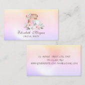 Mixer Flowers Bakery Holographic Visitekaartje (Voorkant / Achterkant)