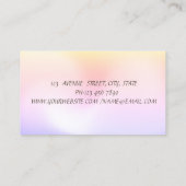 Mixer Flowers Bakery Holographic Visitekaartje (Achterkant)