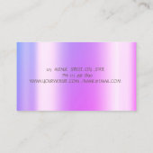 Mixer Flowers Glitter Drift Opal Bakery Visitekaartje (Achterkant)