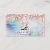 Mixer Flowers Glitter Drift Opal Bakery Visitekaartje (Voorkant)