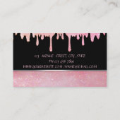 Mixer Flowers Glitter Drift Sweets Bakery Visitekaartje (Achterkant)