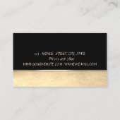 Mixer Flowers Gold Sweets Bakkerij Visitekaartje (Achterkant)