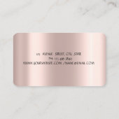 Mixer Flowers Roos Gold Drids Bakery Navy Blue Visitekaartje (Achterkant)