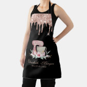 Mixer Flowers Roos Gold Drivers Bakery Black Schort (Insitu)