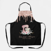 Mixer Flowers Roos Gold Drivers Bakery Black Schort (Voorkant)